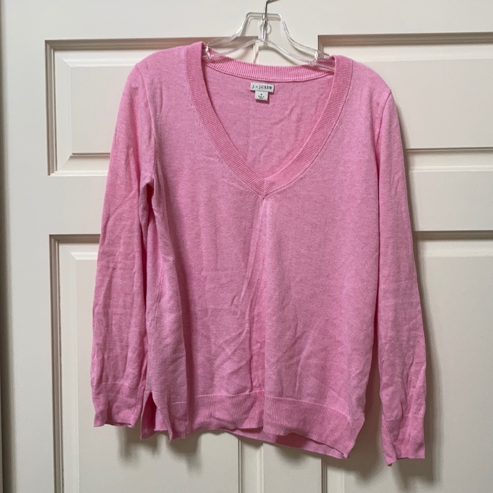 J. Crew pink sweater